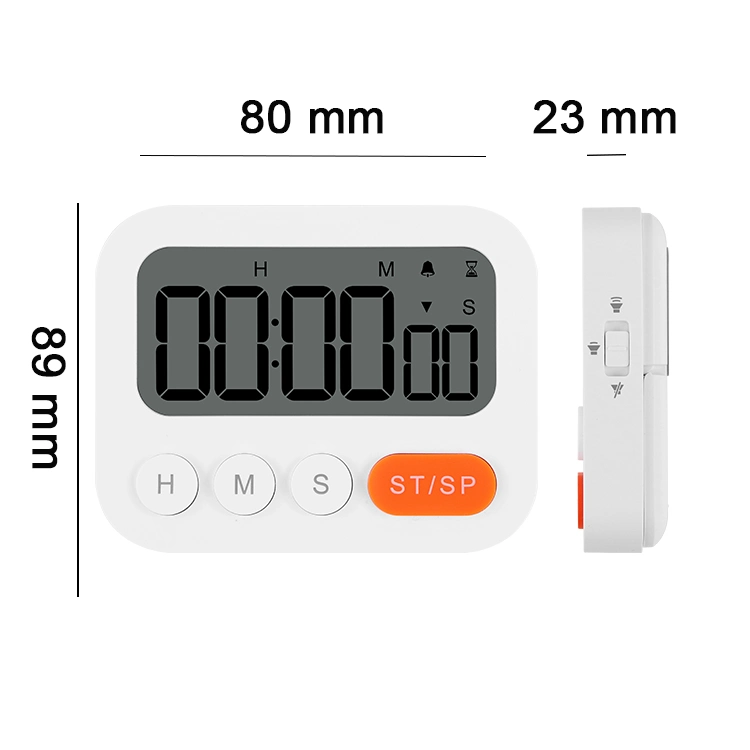 New Commercial Magnet Kitchen Timer with Retractable Stand Design