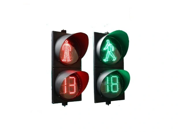 200mm 300mm LED Warning Traffic Signal Lamp Traffic Light Module Countdown Timer