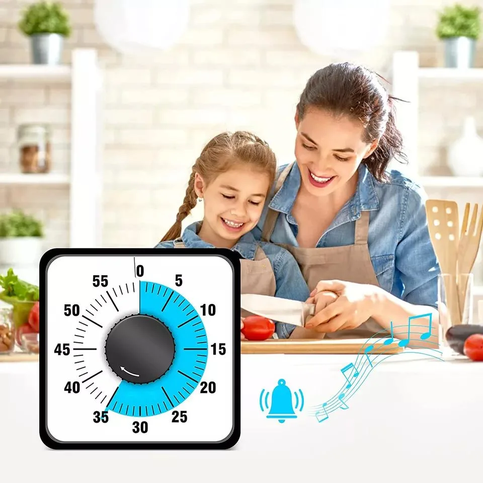 Large Display Time Switch 60 Minute Kitchen Countdown Cooking Timer