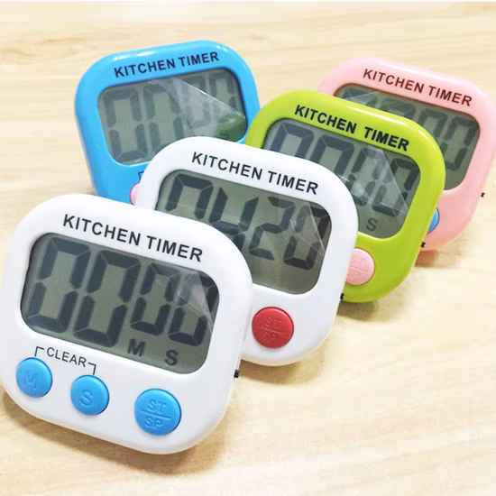Wholesale High Quality Kitchen Timer with Countdown Function LCD Electronic Timer