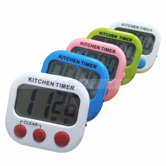 Wholesale High Quality Kitchen Timer with Countdown Function LCD Electronic Timer