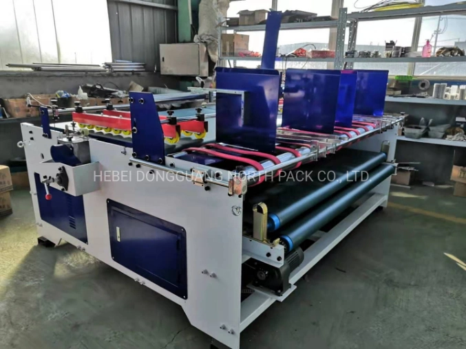 Semi-automatic Press Fit Type Corrugated Box Folder Gluer Machine
