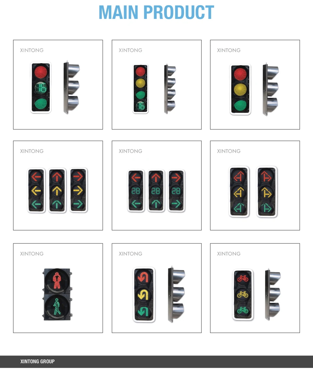 Crossing Road Traffic Light 600*800mm Red Green 2 Digital LED Waterproof Countdown Timer