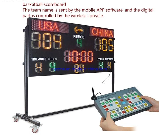 Outdoor Electronic Digital Baketball 24 Seconds LED Scoreboard