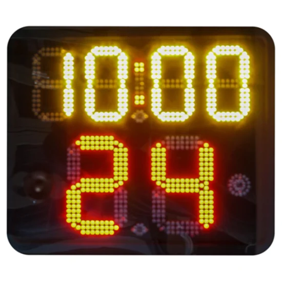 24 Second Digital Scoreboard Basketball Waterproof Electronic LED Shot Clock Four-Sides