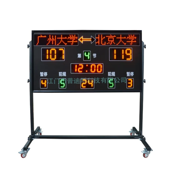 Waterproof Digital LED Board Number Score Change Basketball LED Scoreboard