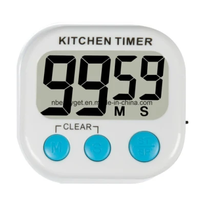 Digital Kitchen Timer with Premium Magnetic Backing for Cooking, Baking and More (LCD Display, Loud Alarm, Countdown) Esg10223