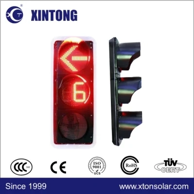 Crossing Road Traffic Light 600*800mm Red Green 2 Digital LED Waterproof Countdown Timer