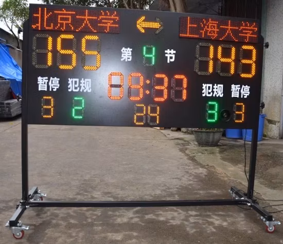 Easy Operation Wireless Indoor/Outdoor Portable LED Football Scoreboard