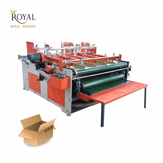 High Quality Corrugated Box Press Folder Gluer Carton Making Machine