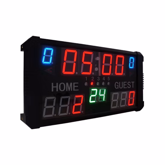 High Quality Indoor Electronic Soccer Scoreboards LED Football Digital Scoreboard